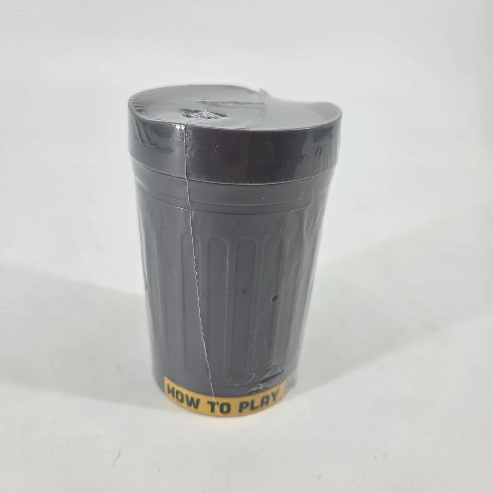 Big Discoveries Trash Dice Game NBCN0525-1 Grey Trash Can Container New Sealed